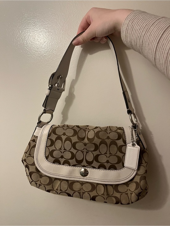 Coach Handbags - Coach Soho Signature Pleated Flap Shoulder Bag